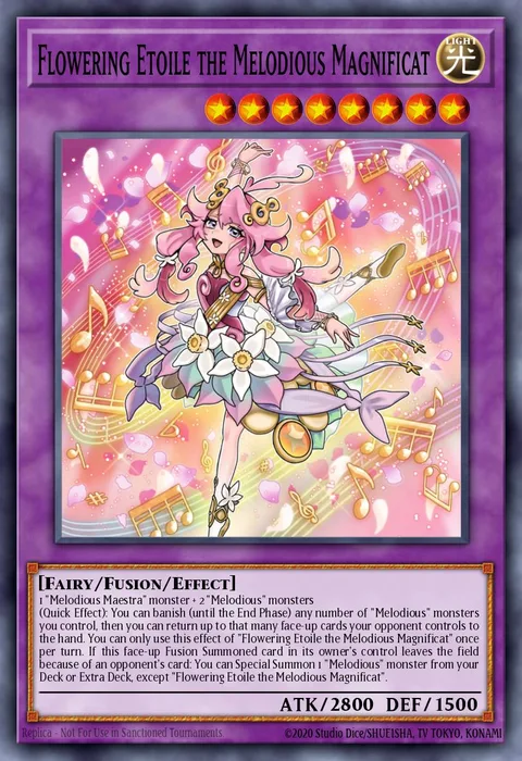 Flowering Etoile the Melodious Magnificat trading card