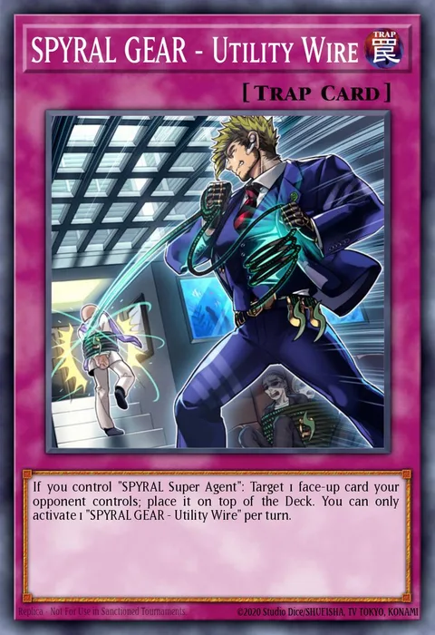 SPYRAL GEAR - Utility Wire trading card