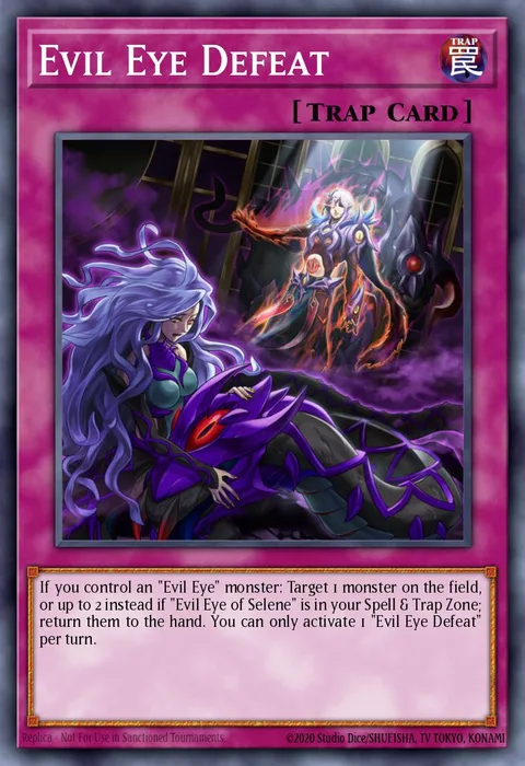 Evil Eye Defeat trading card
