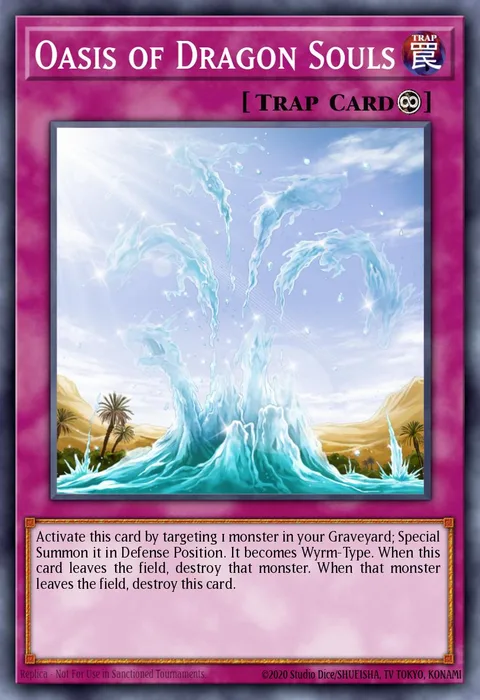 Oasis of Dragon Souls trading card