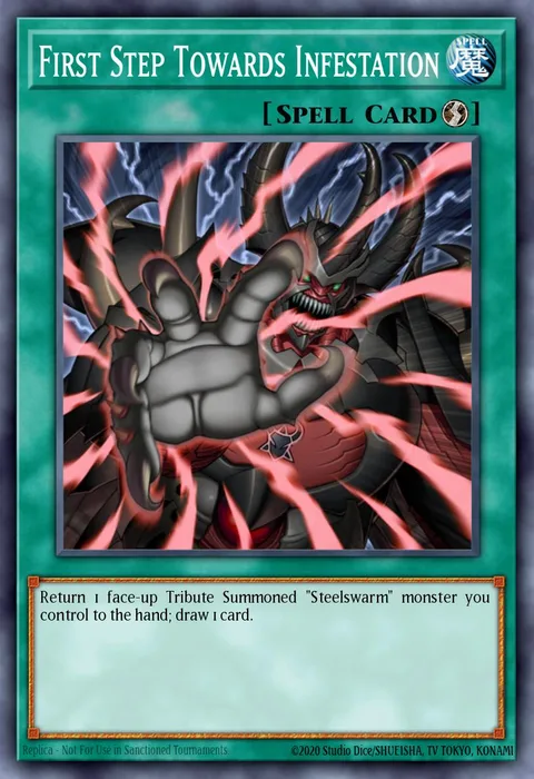 First Step Towards Infestation trading card