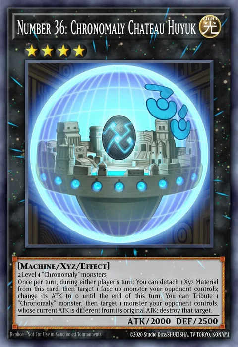 Number 36: Chronomaly Chateau Huyuk trading card