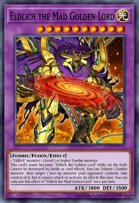 Eldlich the Mad Golden Lord trading card