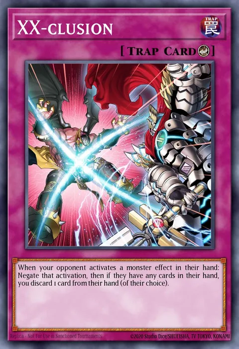 XX-clusion trading card