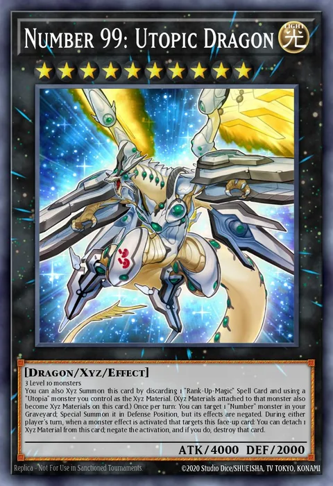 Number 99: Utopic Dragon trading card