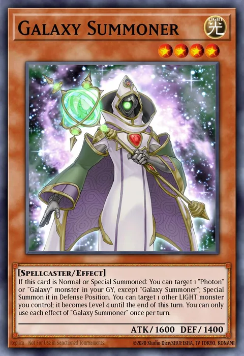 Galaxy Summoner trading card