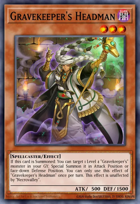 Gravekeeper's Headman trading card