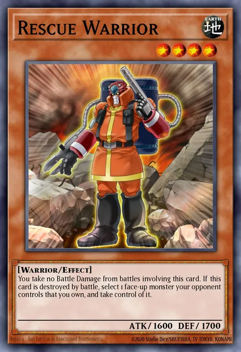 Rescue Warrior trading card