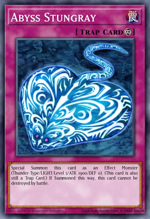 Abyss Stungray trading card