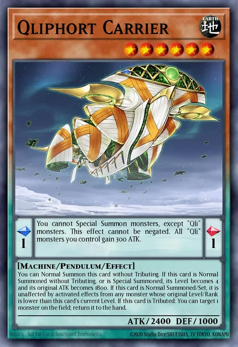 Qliphort Carrier trading card