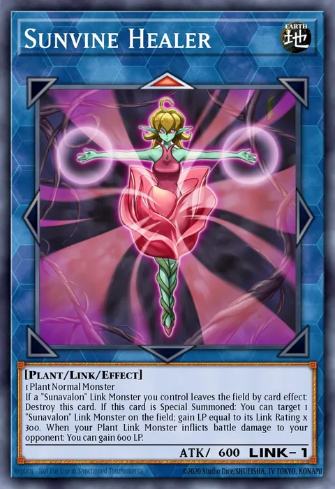 Sunvine Healer trading card