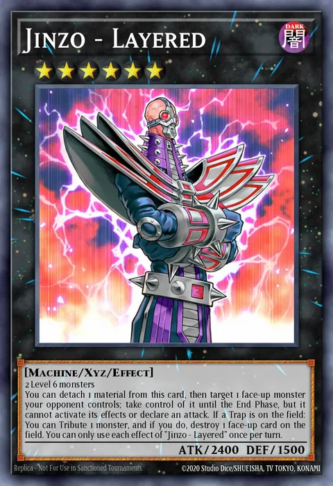 Jinzo - Layered trading card
