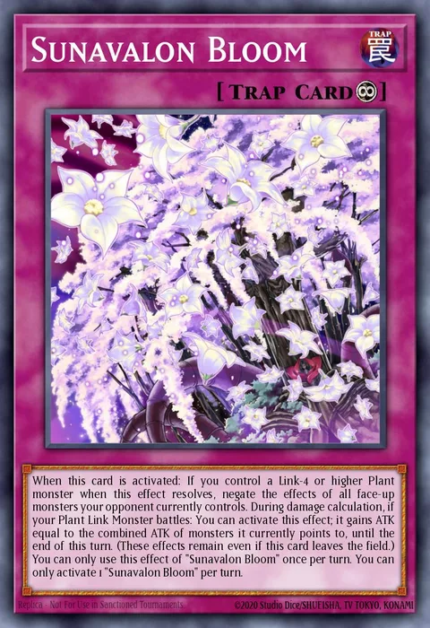 Sunavalon Bloom trading card
