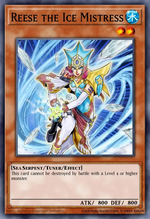 Reese the Ice Mistress trading card