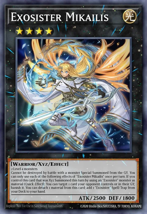 Exosister Mikailis trading card
