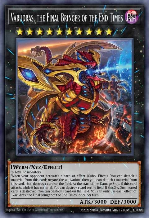 Varudras, the Final Bringer of the End Times trading card