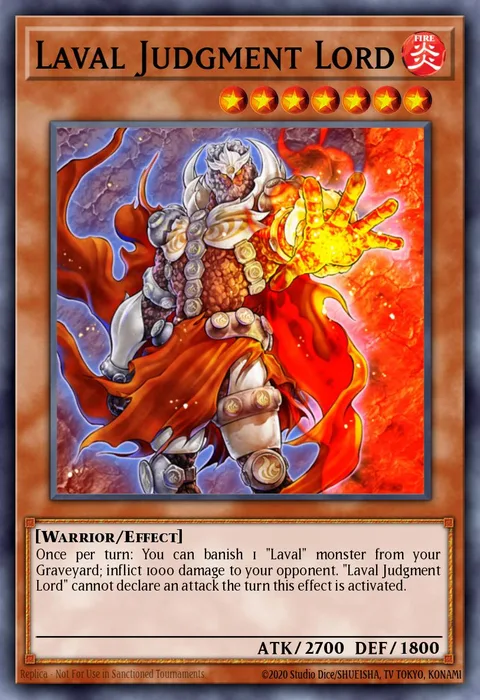 Laval Judgment Lord trading card