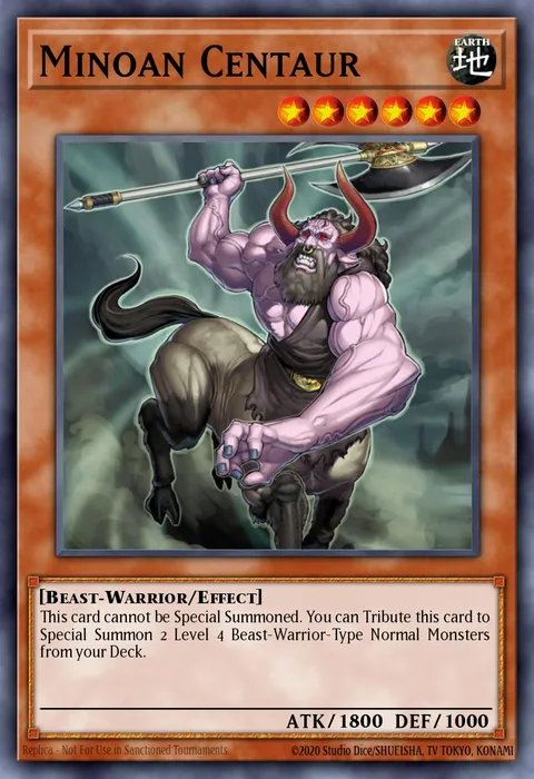 Minoan Centaur trading card