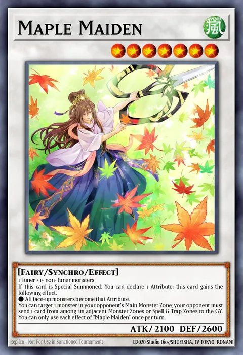 Maple Maiden trading card