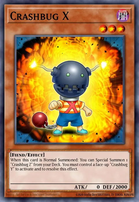 Crashbug X trading card