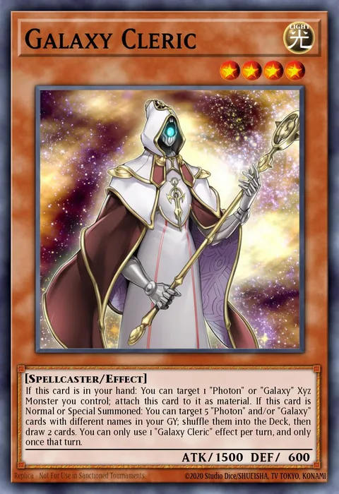 Galaxy Cleric trading card