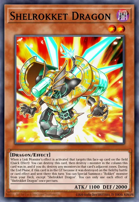 Shelrokket Dragon trading card