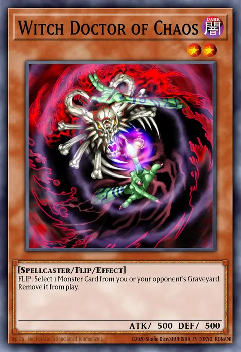 Witch Doctor of Chaos trading card