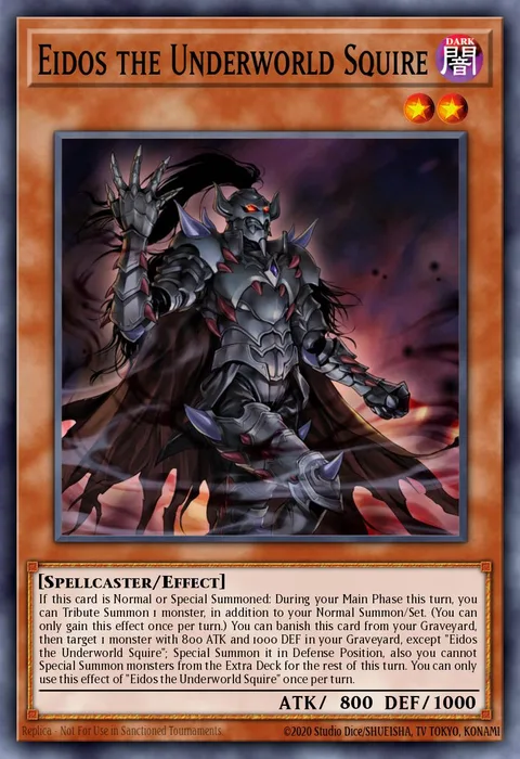 Eidos the Underworld Squire trading card
