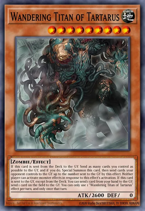Wandering Titan of Tartarus trading card
