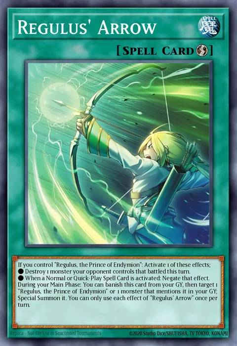 Regulus' Arrow trading card
