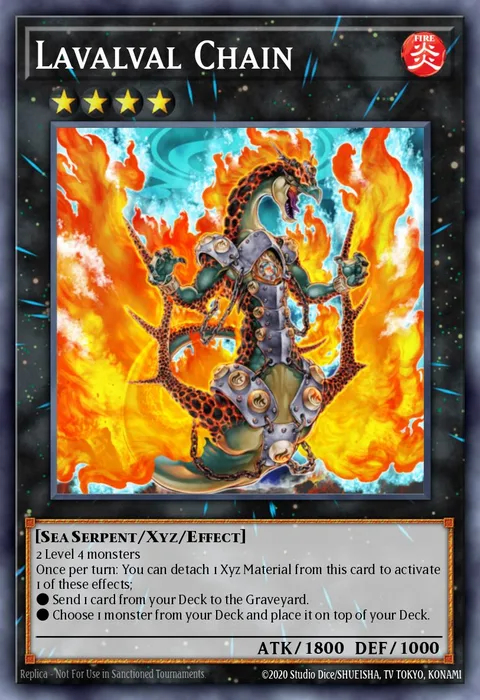 Lavalval Chain trading card