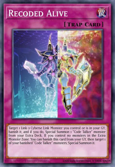 Recoded Alive trading card