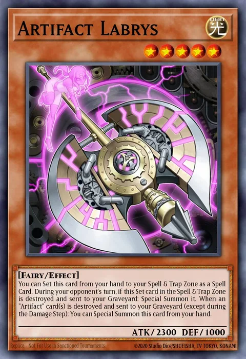 Artifact Labrys trading card
