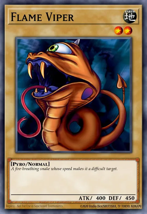 Flame Viper trading card