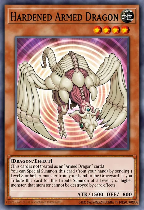 Hardened Armed Dragon trading card