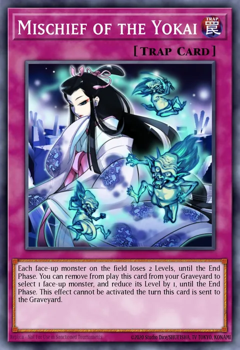 Mischief of the Yokai trading card