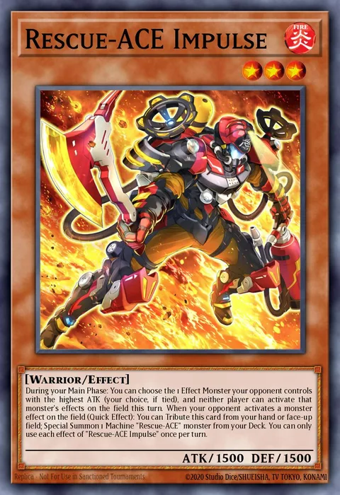 Rescue-ACE Impulse trading card
