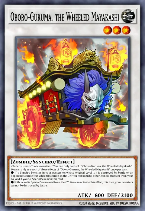Oboro-Guruma, the Wheeled Mayakashi trading card
