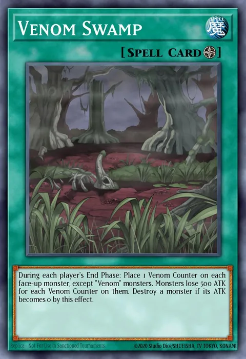 Venom Swamp trading card