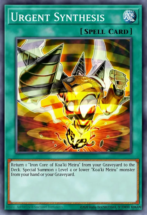 Urgent Synthesis trading card