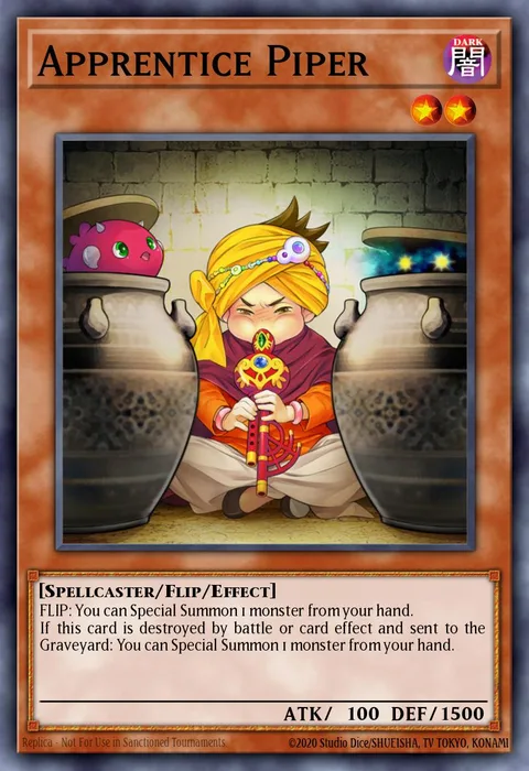 Apprentice Piper trading card