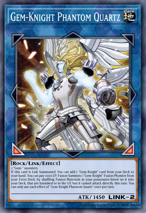Gem-Knight Phantom Quartz trading card