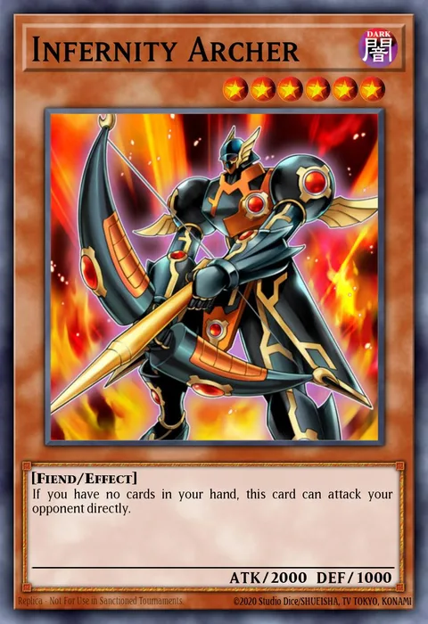 Infernity Archer trading card