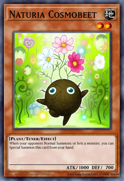 Naturia Cosmobeet trading card