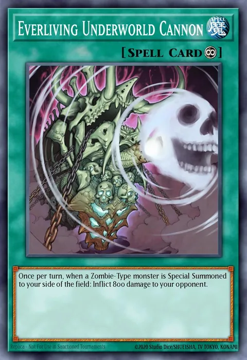 Everliving Underworld Cannon trading card