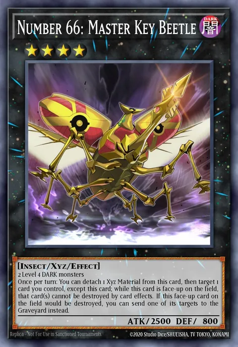 Number 66: Master Key Beetle trading card