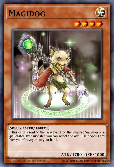 Magidog trading card