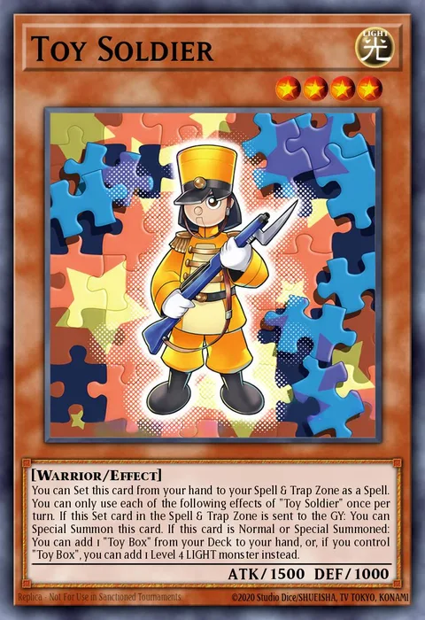 Toy Soldier trading card