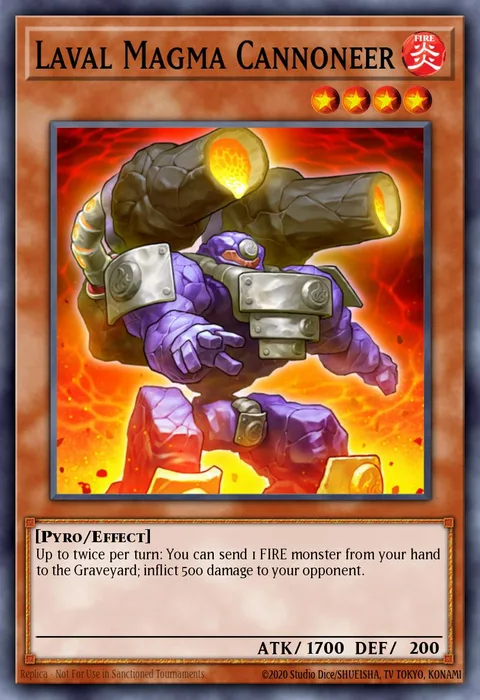 Laval Magma Cannoneer trading card