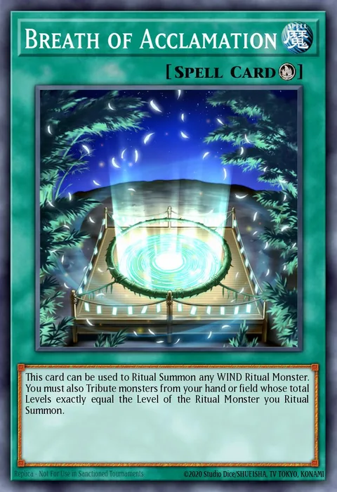 Breath of Acclamation trading card
